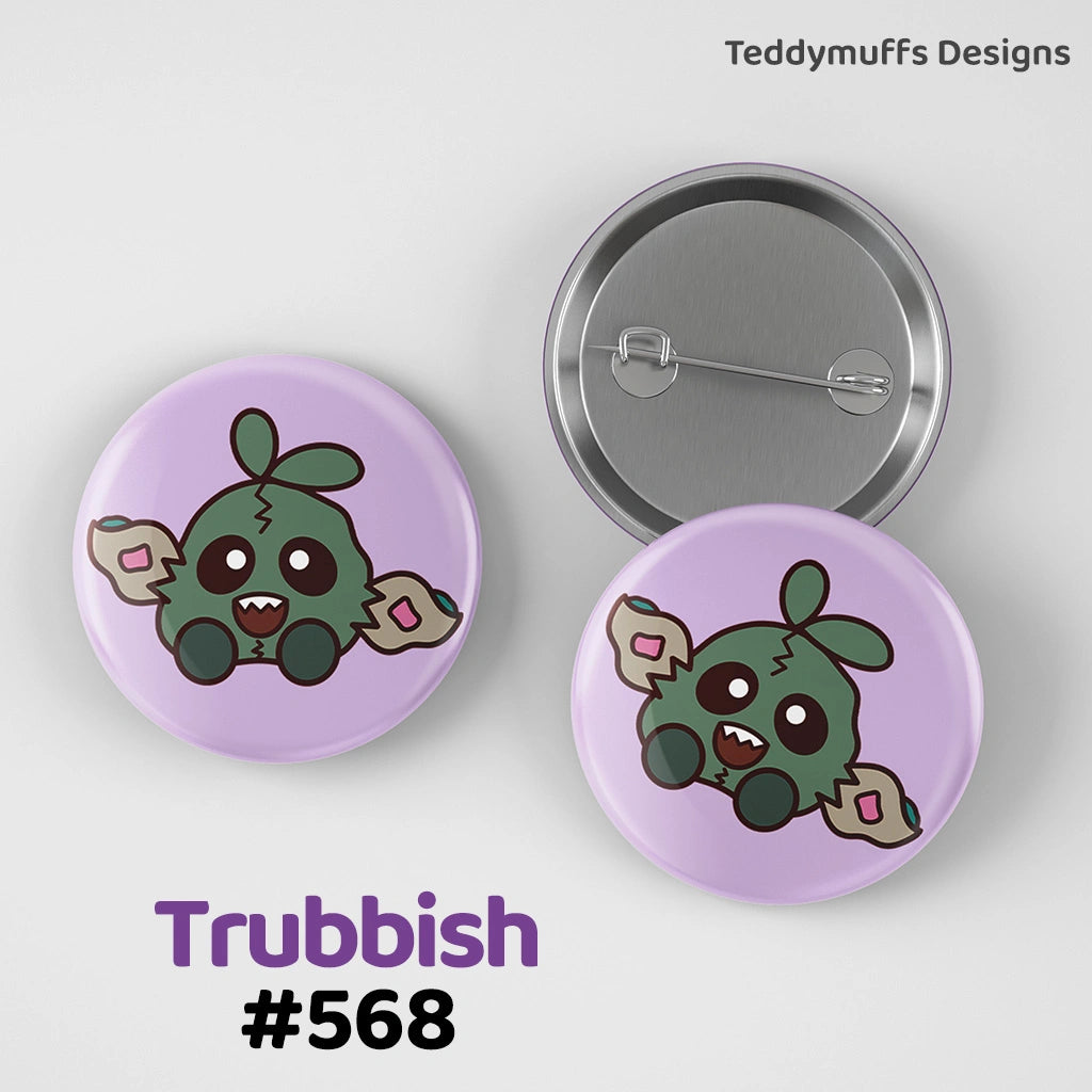 Trubbish Button Pin