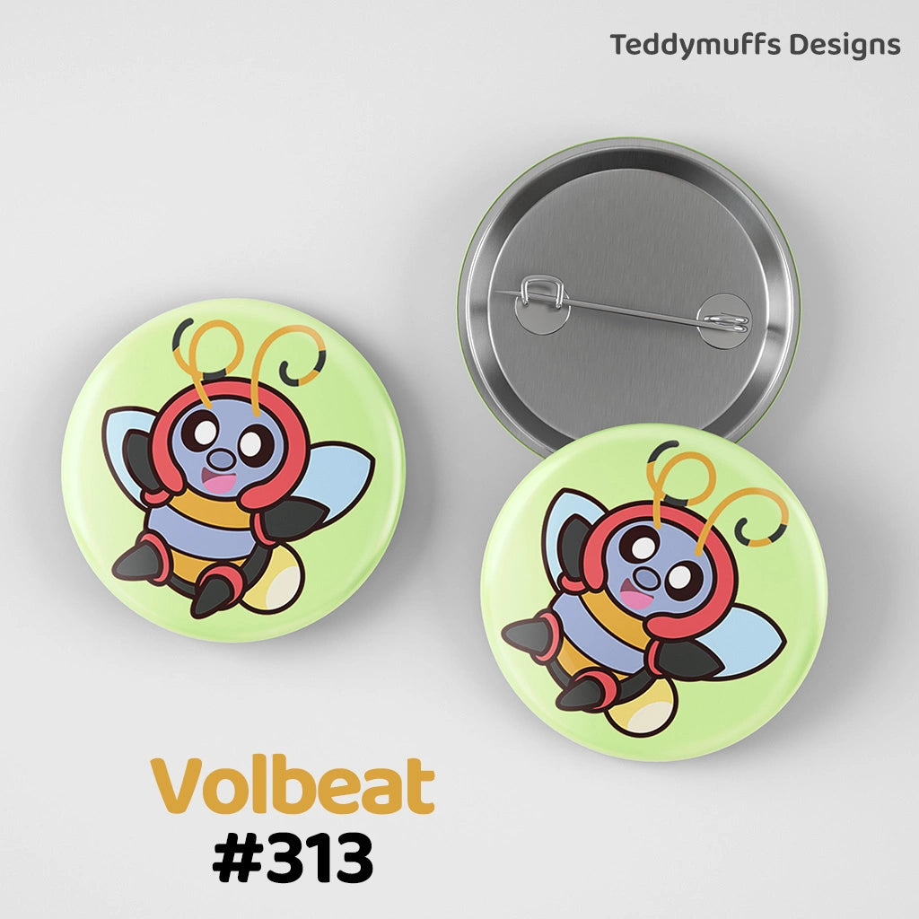Volbeat Button Pin