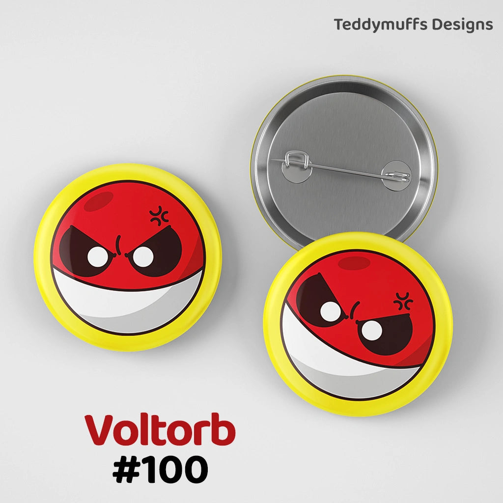 Voltorb Button Pin