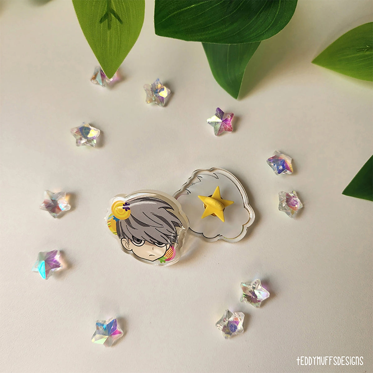 Yu Acrylic Pin (Persona 4 Inspired)