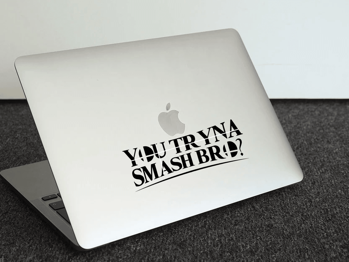 You Tryna Smash Bro? Vinyl Decal (SSBU) - Teddymuffs Designs